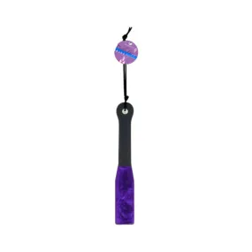 12 In. Paddle With Purple Faux Fur Lining