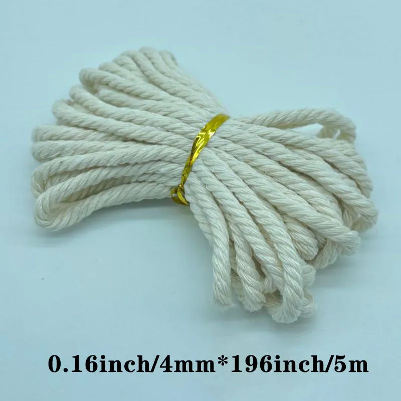 1Roll Cotton Macrame Cord for DIY Crafts  Decor