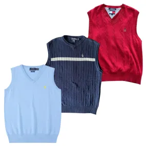 50x BRANDED KNITTED VESTS [GRADE A]