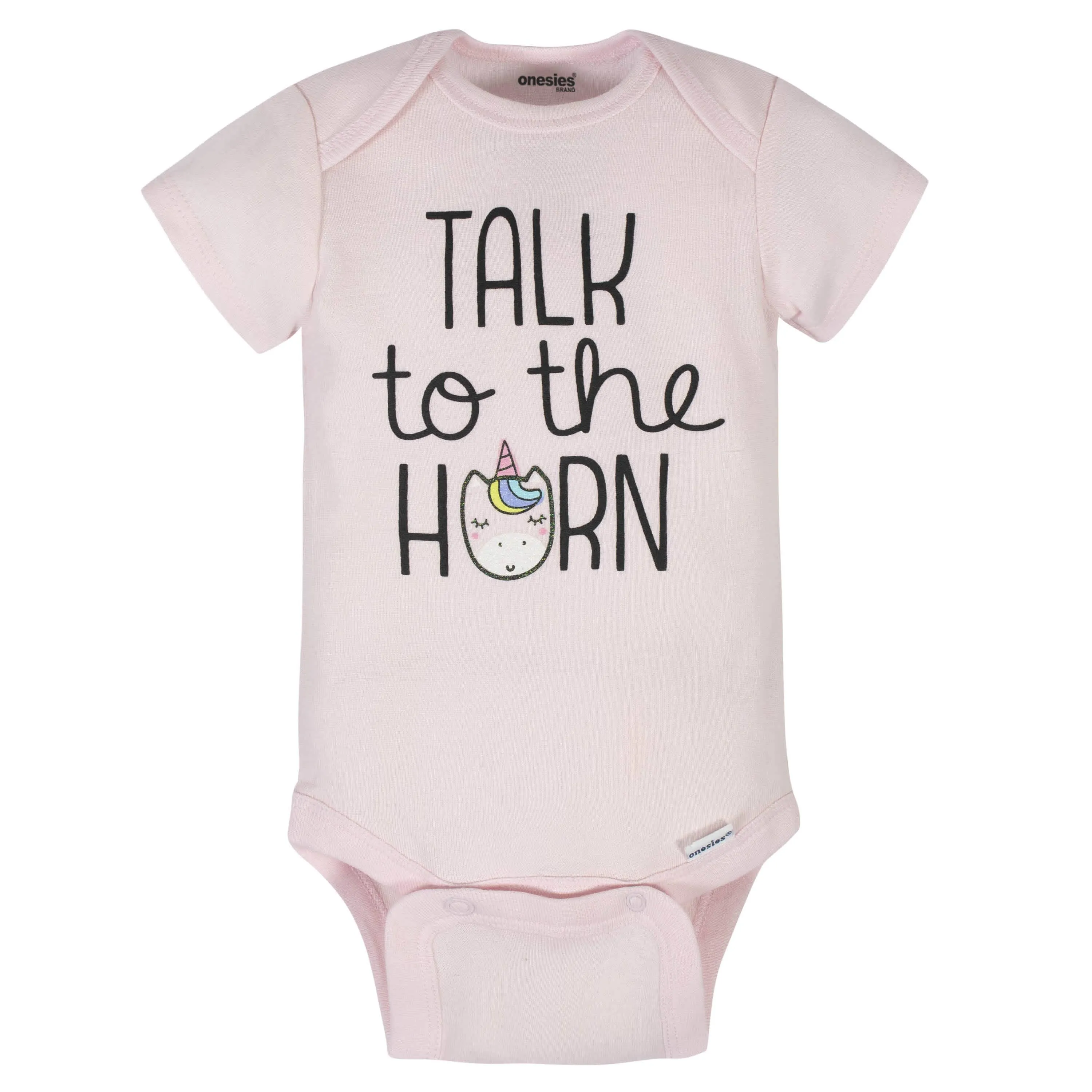 8-Pack Baby Girls Unicorns Onesies® Brand Bodysuits