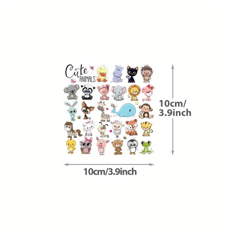 Adorable Animal Patch Set for DIY Clothes IronOns  Sewing