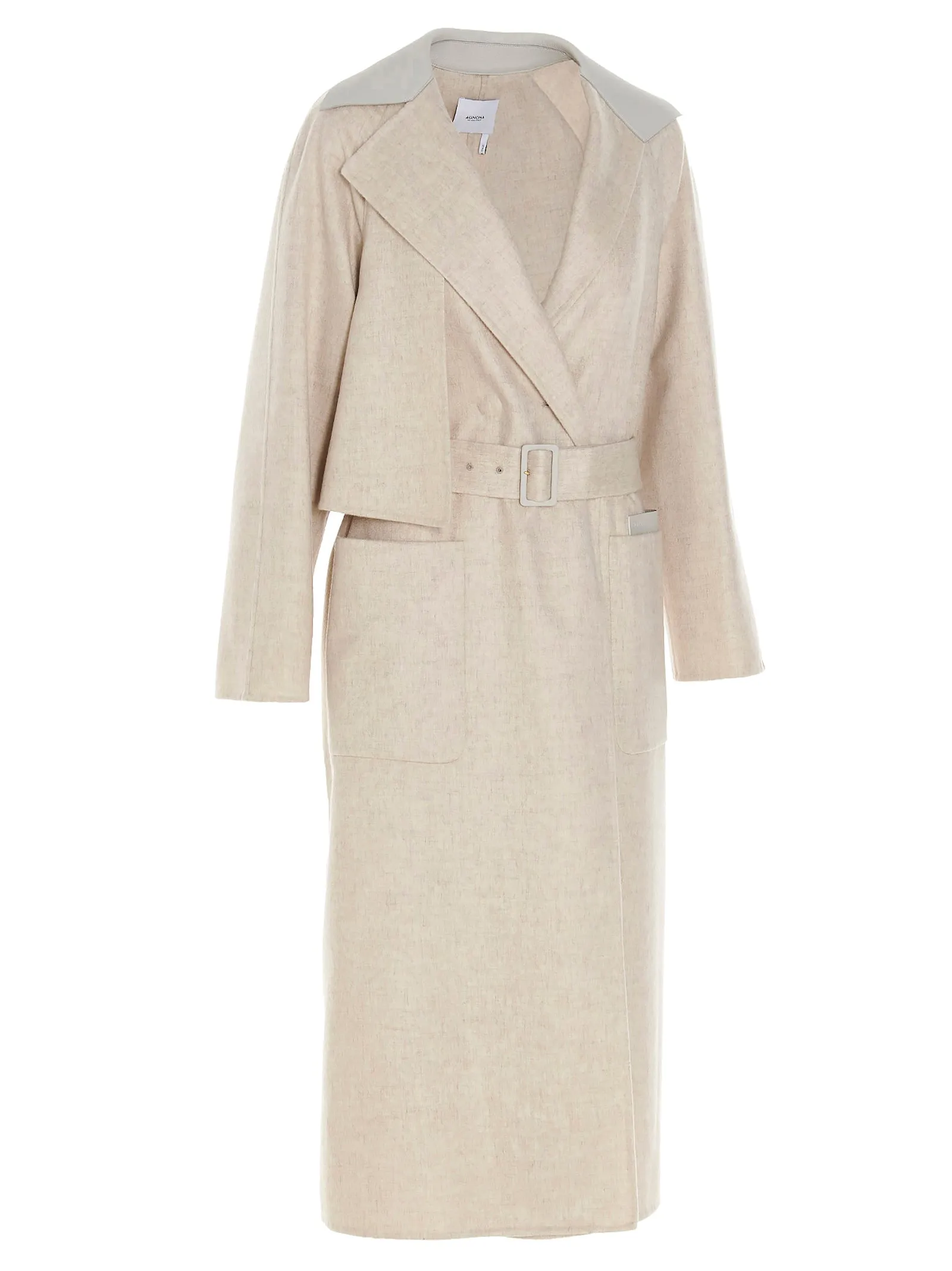 Agnona Belted Trench Coat