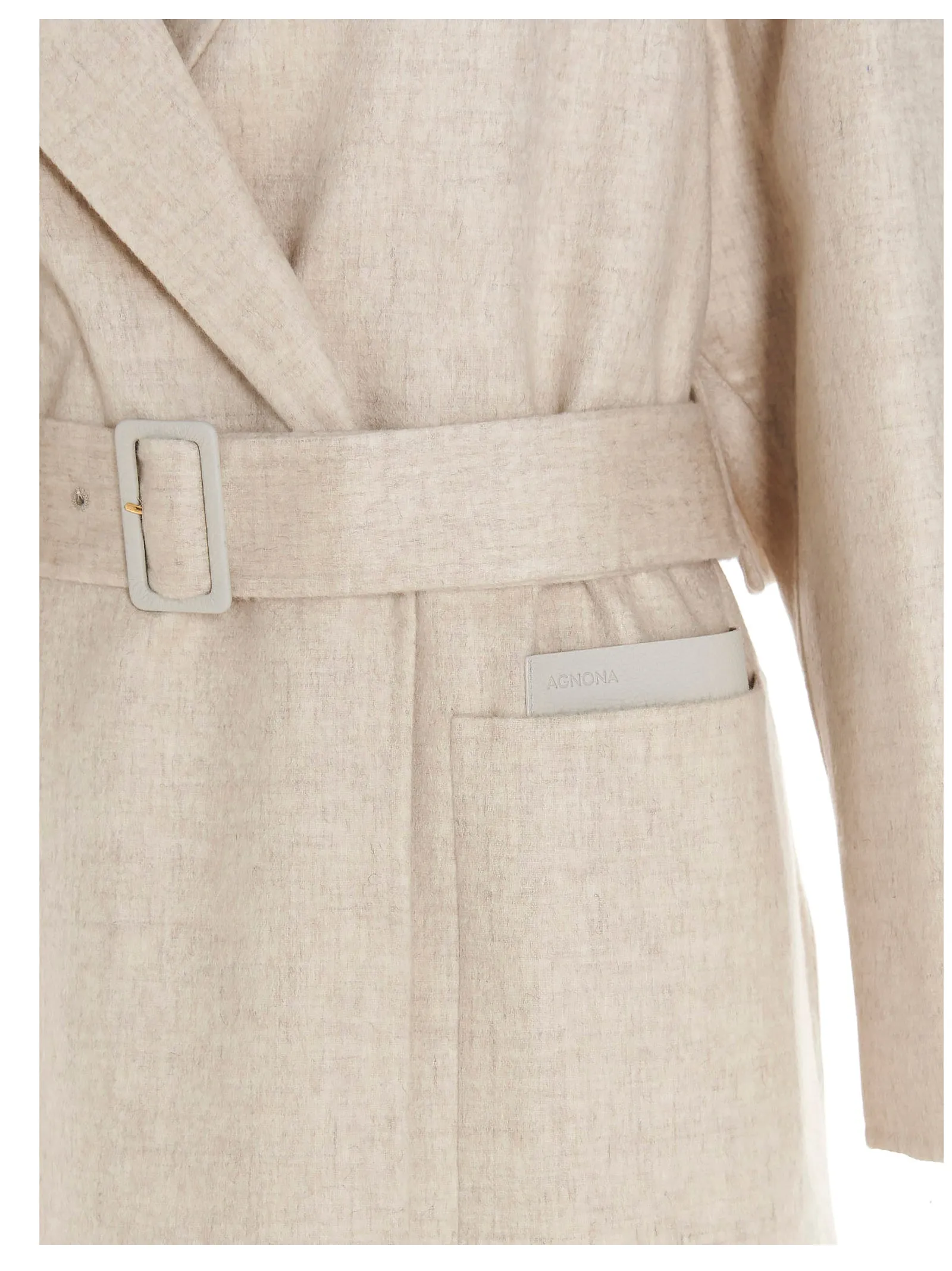 Agnona Belted Trench Coat