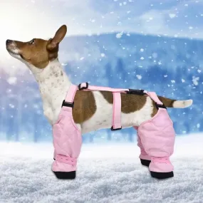 AnniePaw Waterproof Dog Boots - Winter Paw Protection Leggings