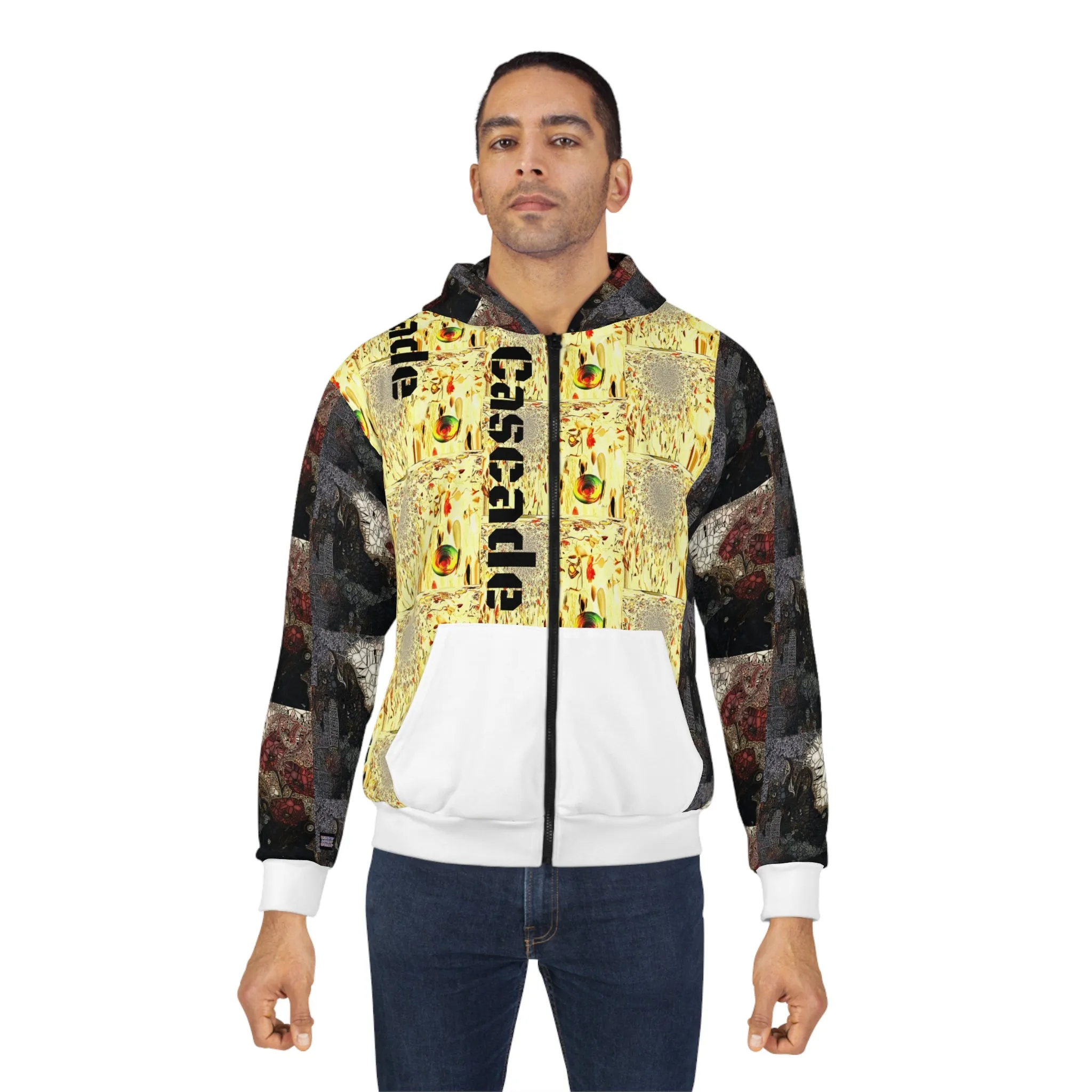 AOP Unisex Zip Hoodie CASCADE