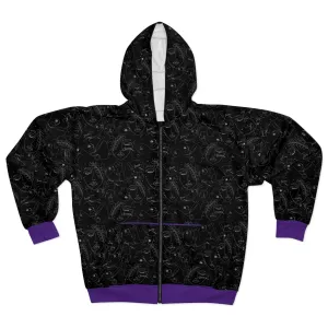 AOP Unisex Zip Hoodie FACES