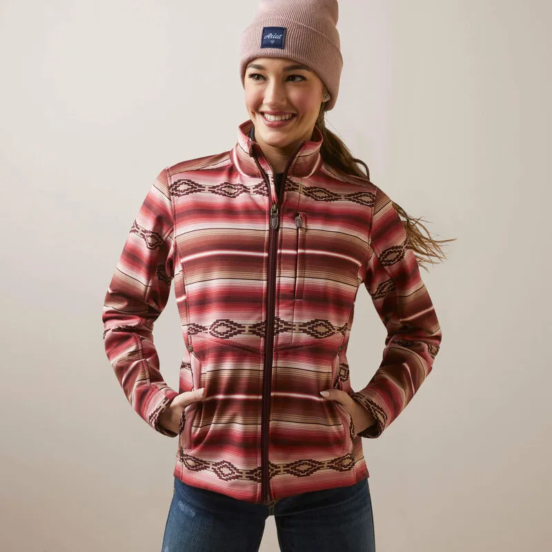 Ariat Women's Softshell Jacket - Blushing Serape