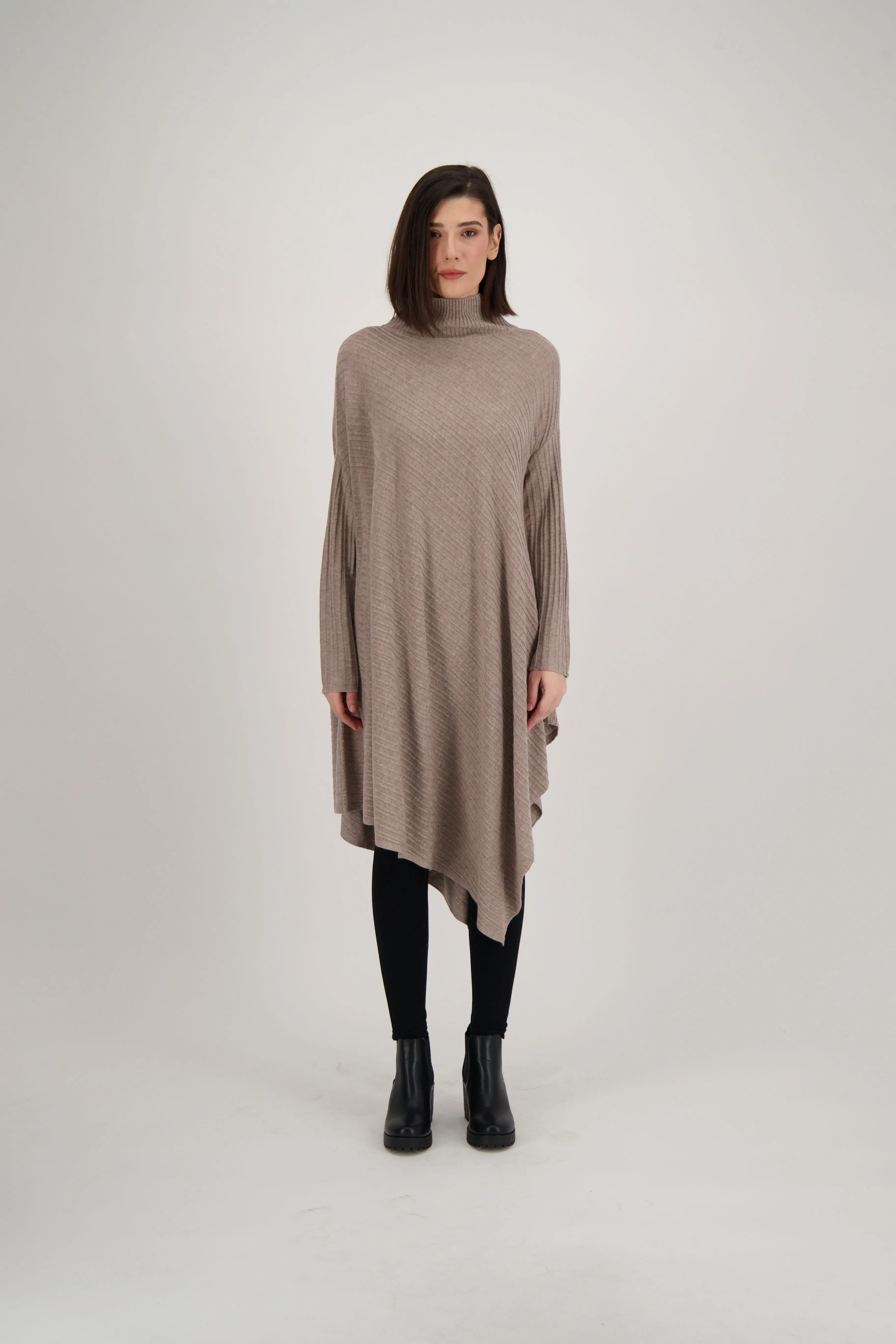 Asymmetric Sweater Tunic