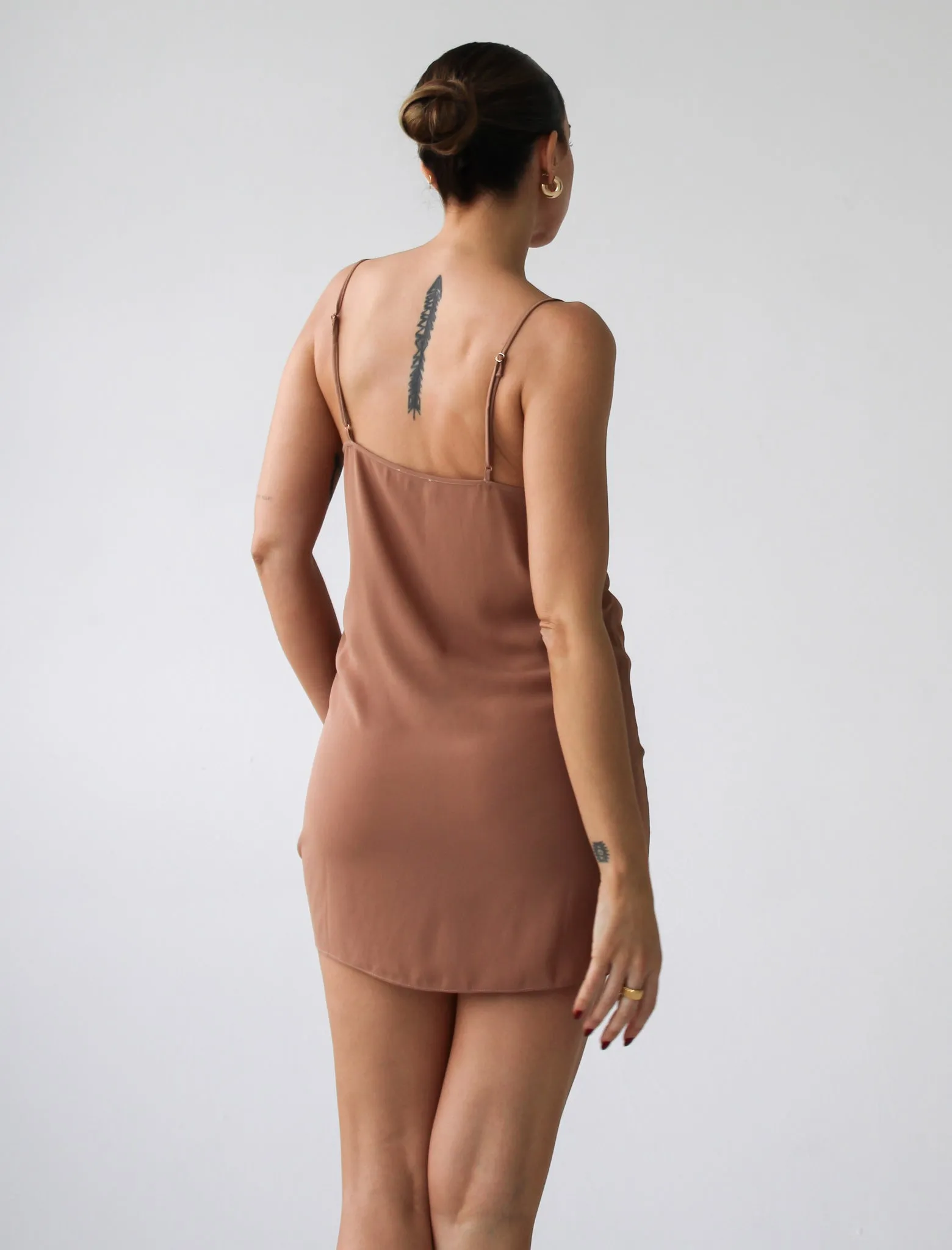 Barefoot Slip Dress | Tan