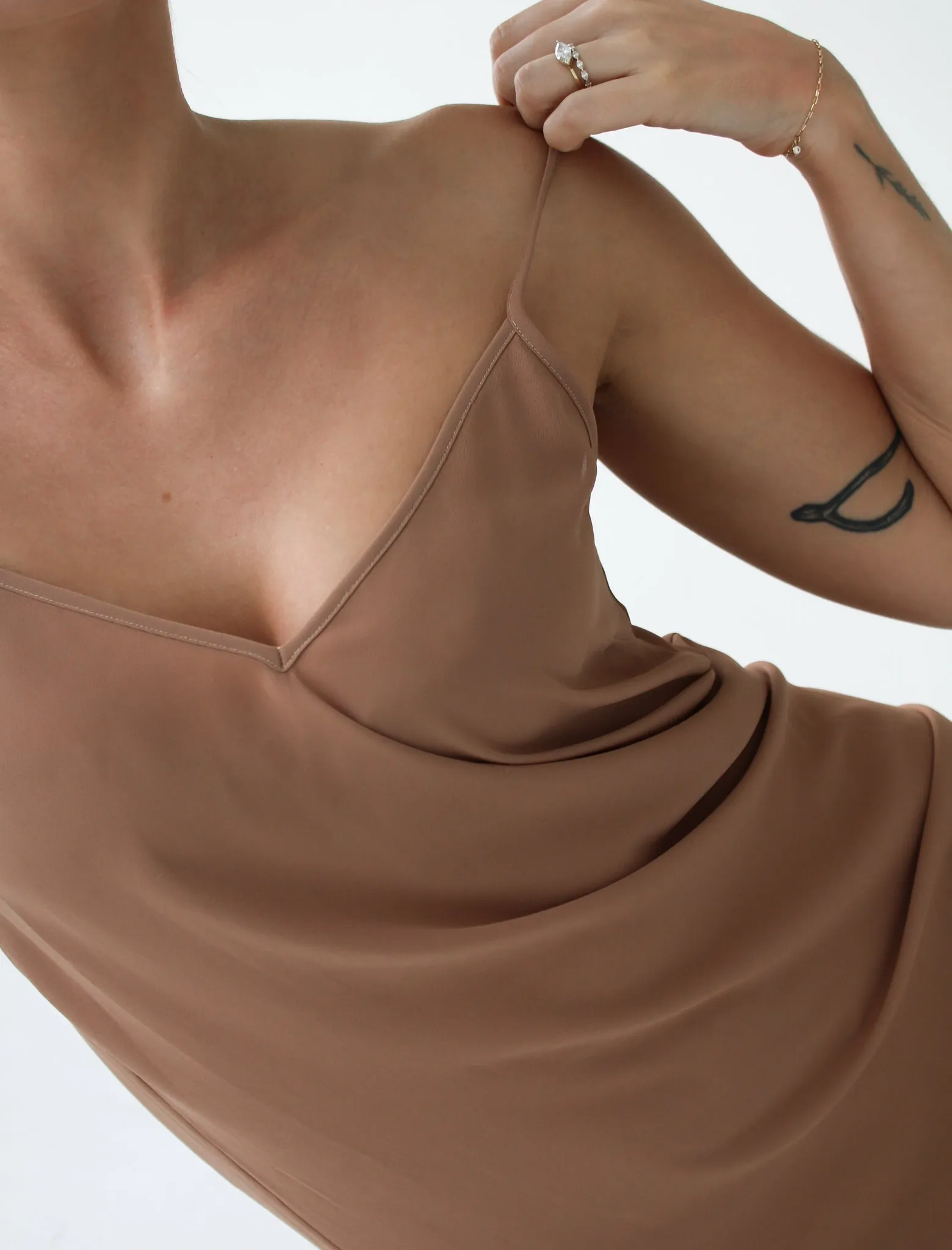 Barefoot Slip Dress | Tan