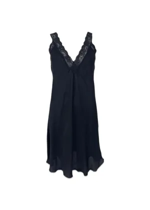 BCBEA slip dress VINTAGE DYED - Black