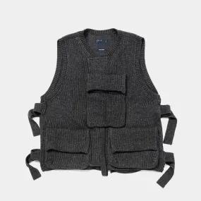 Body Armor Knit Vest (Charcoal) / MW-KT24201