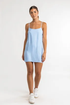 Bonnie Slip Mini Dress / Cornflower