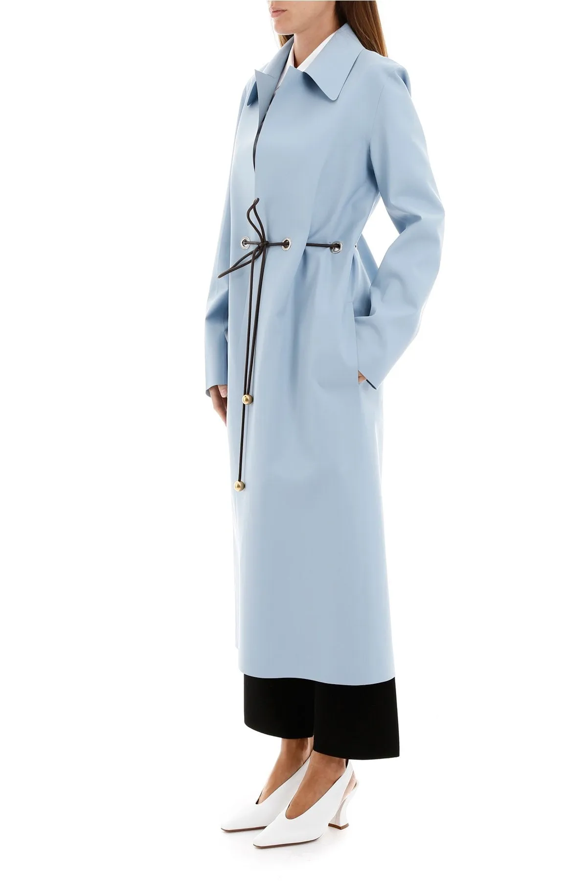 Bottega Veneta Drawstring Trench Coat