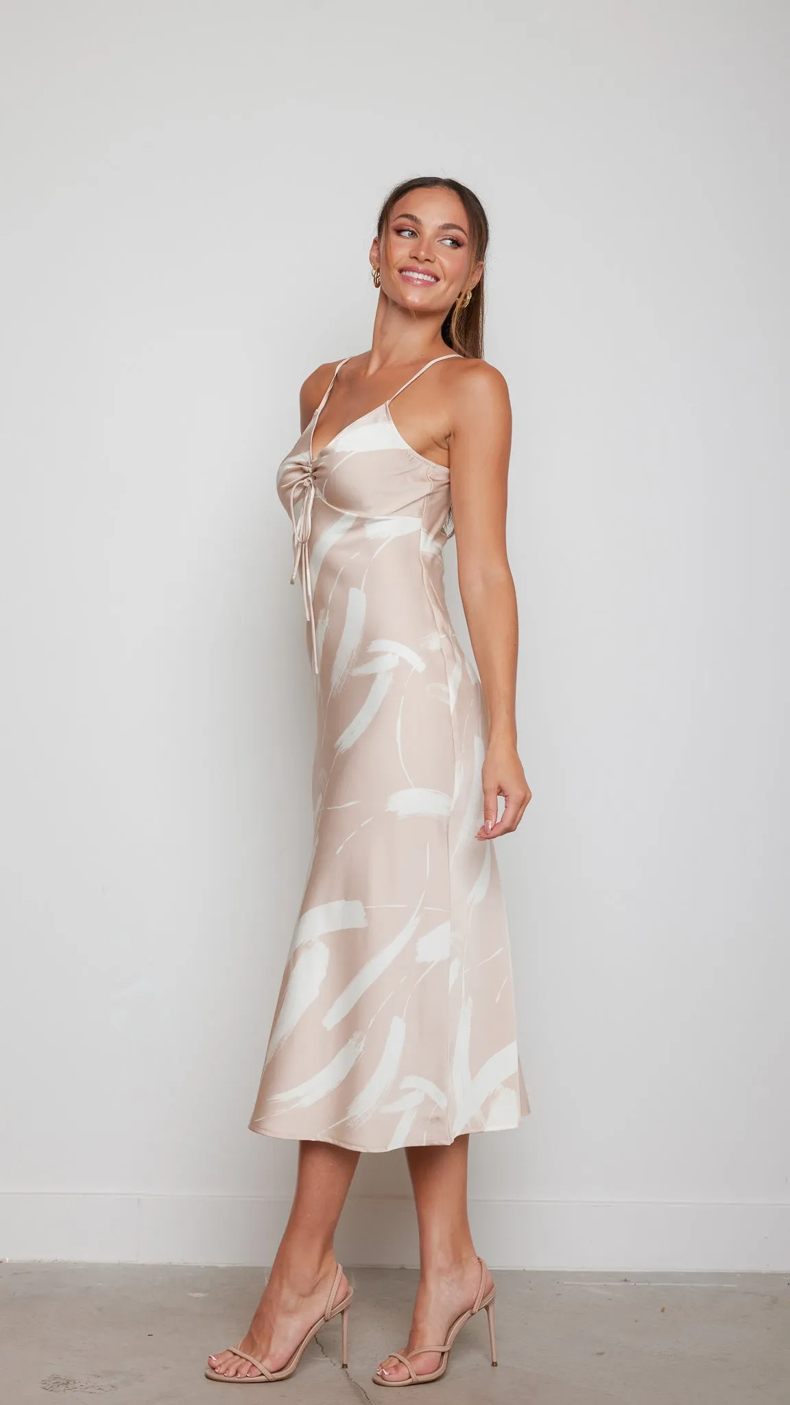 Brooklyn Dress in Nude