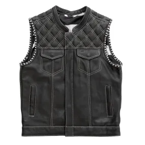 Burton - Men's Club Style Leather Vest - Limited Edition