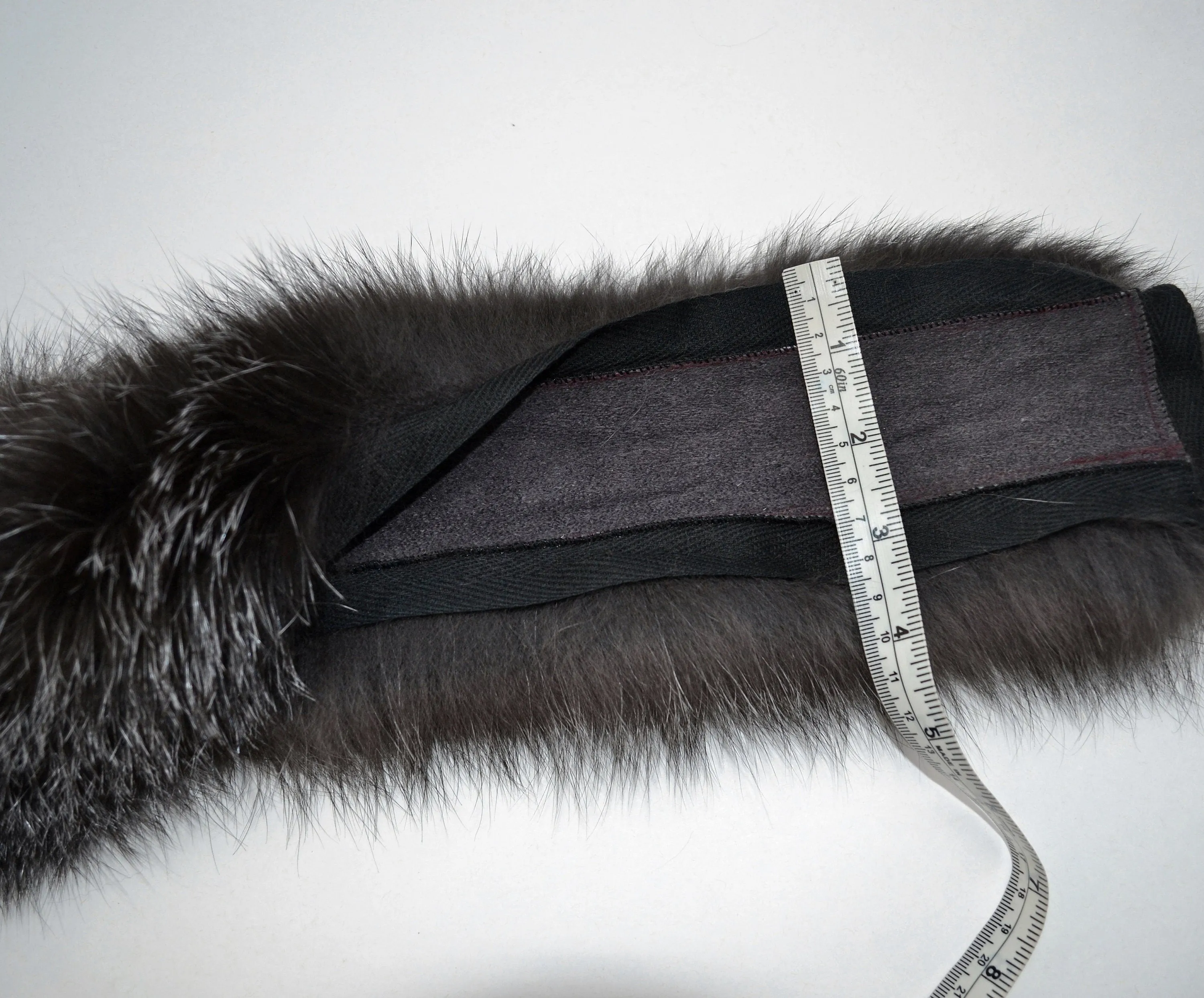 BY ORDER Rare Luxury BLUEFROST Fox Fur Trim Hood, Fur collar trim, Silver Fox Fur Collar, Fur Scarf, Fur Ruff, Fox Fur Hood, Bluefrost Fur