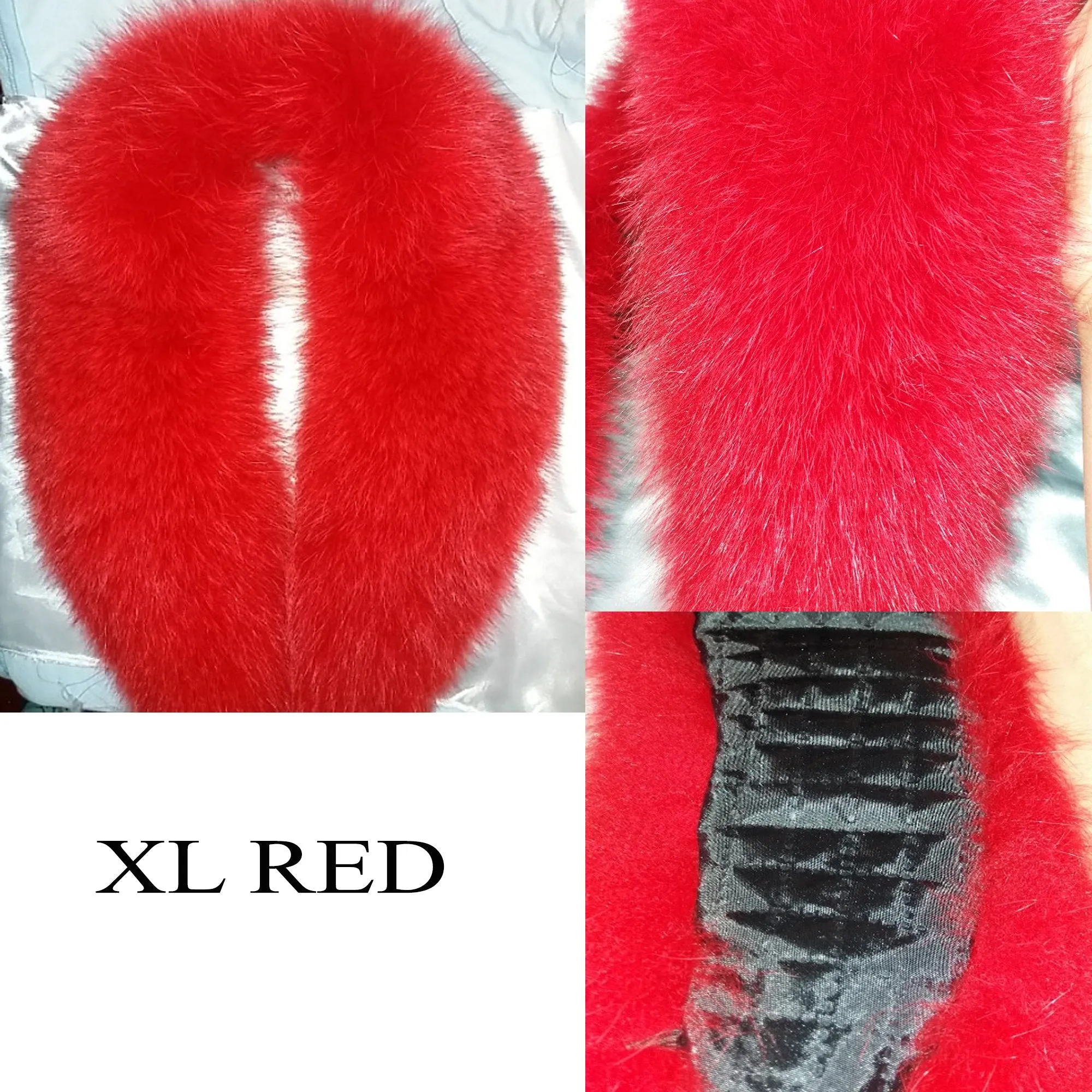 By ORDER, XL 18 cm Width Finnish Fox Fur Collar, Fur collar trim, Fox Fur Collar, Fur Scarf, Fur Ruff, Fox Fox Fur Ruff, Fox Fur, Fur stripe