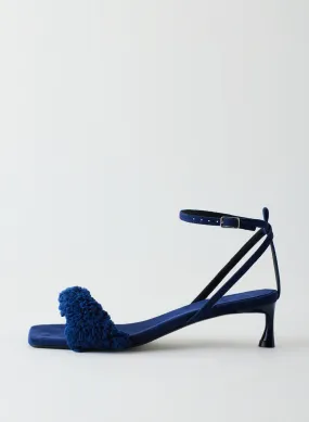 Cameron Suede & Faux Shearling Sandal