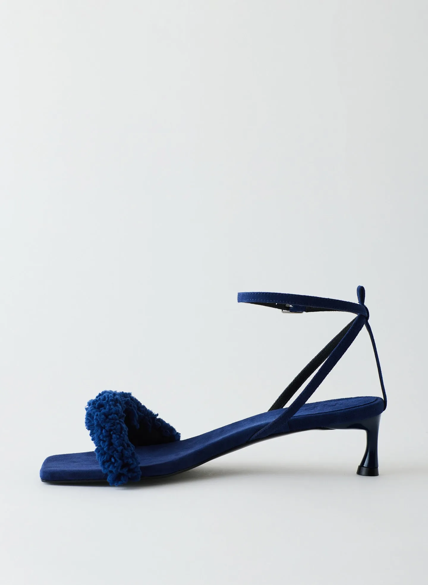 Cameron Suede & Faux Shearling Sandal