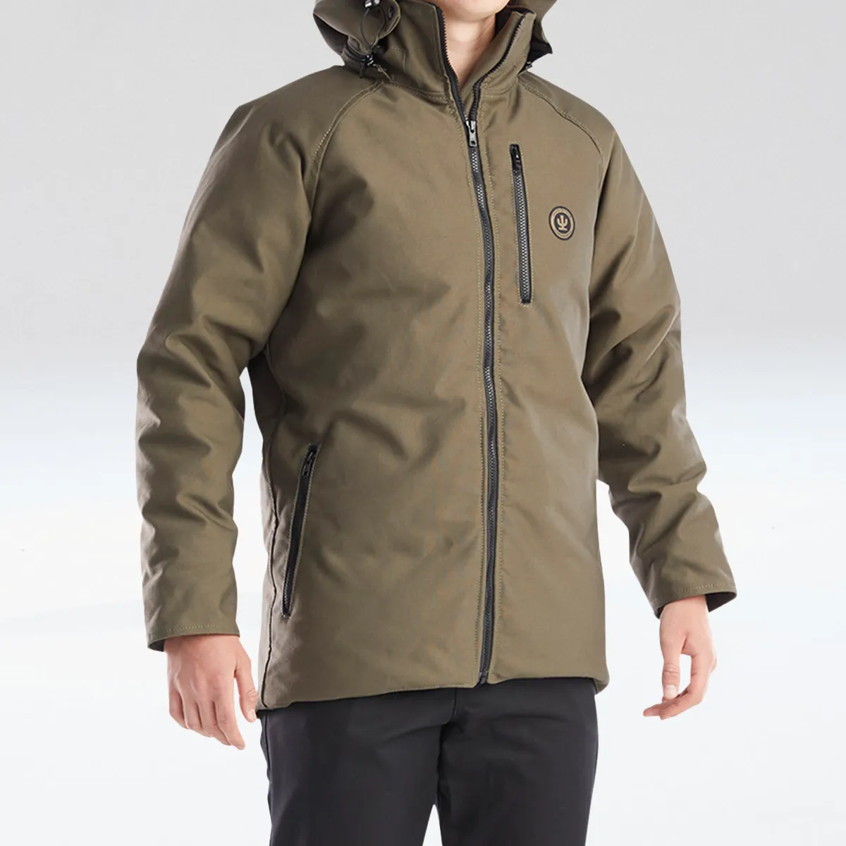 Canvas Down Jacket Mens