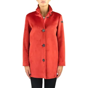 Cappotto RRD Neo Velvet Coat Lady Rosso