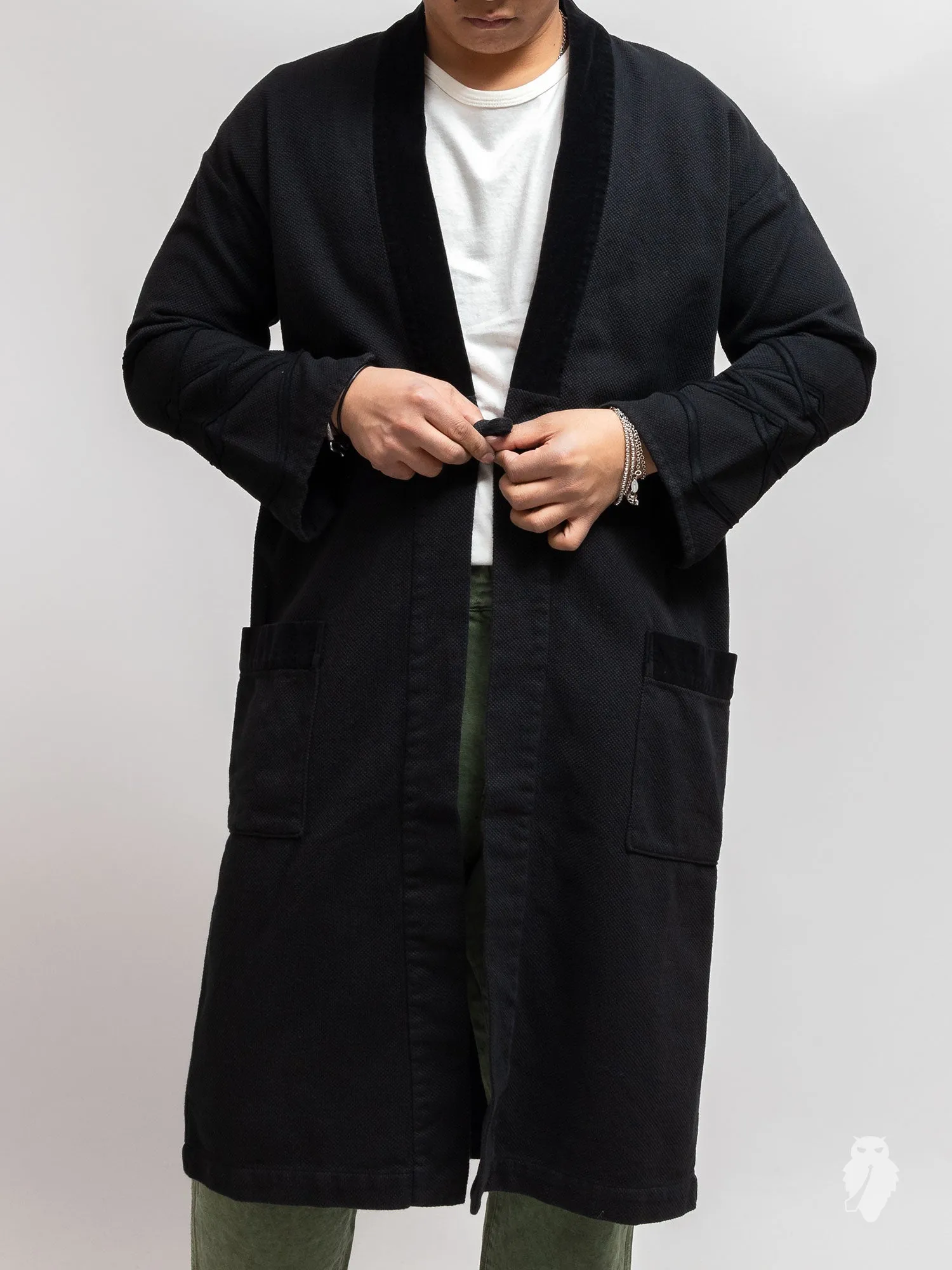 Caravan Haori Coat in Matte Black