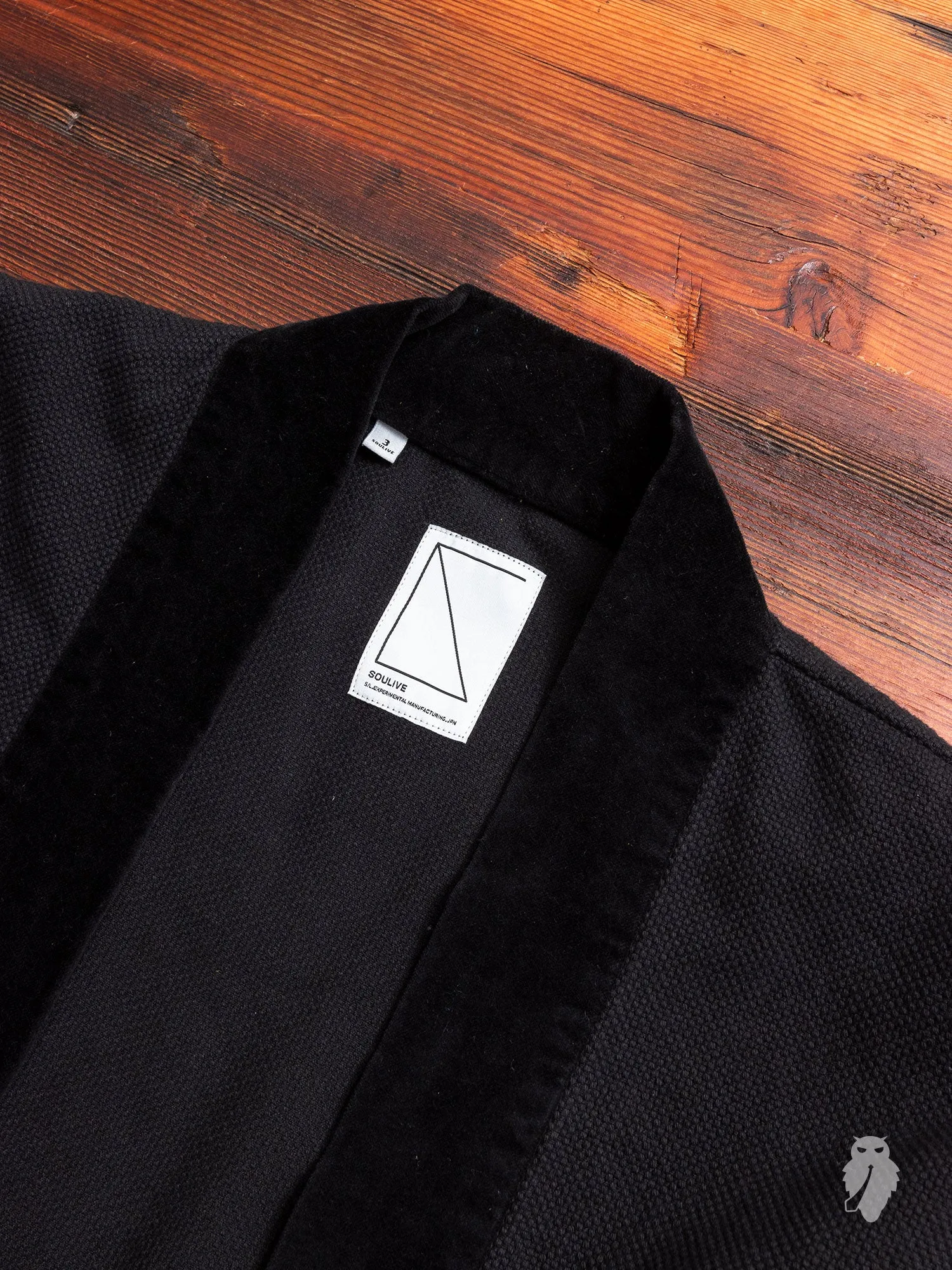 Caravan Haori Coat in Matte Black