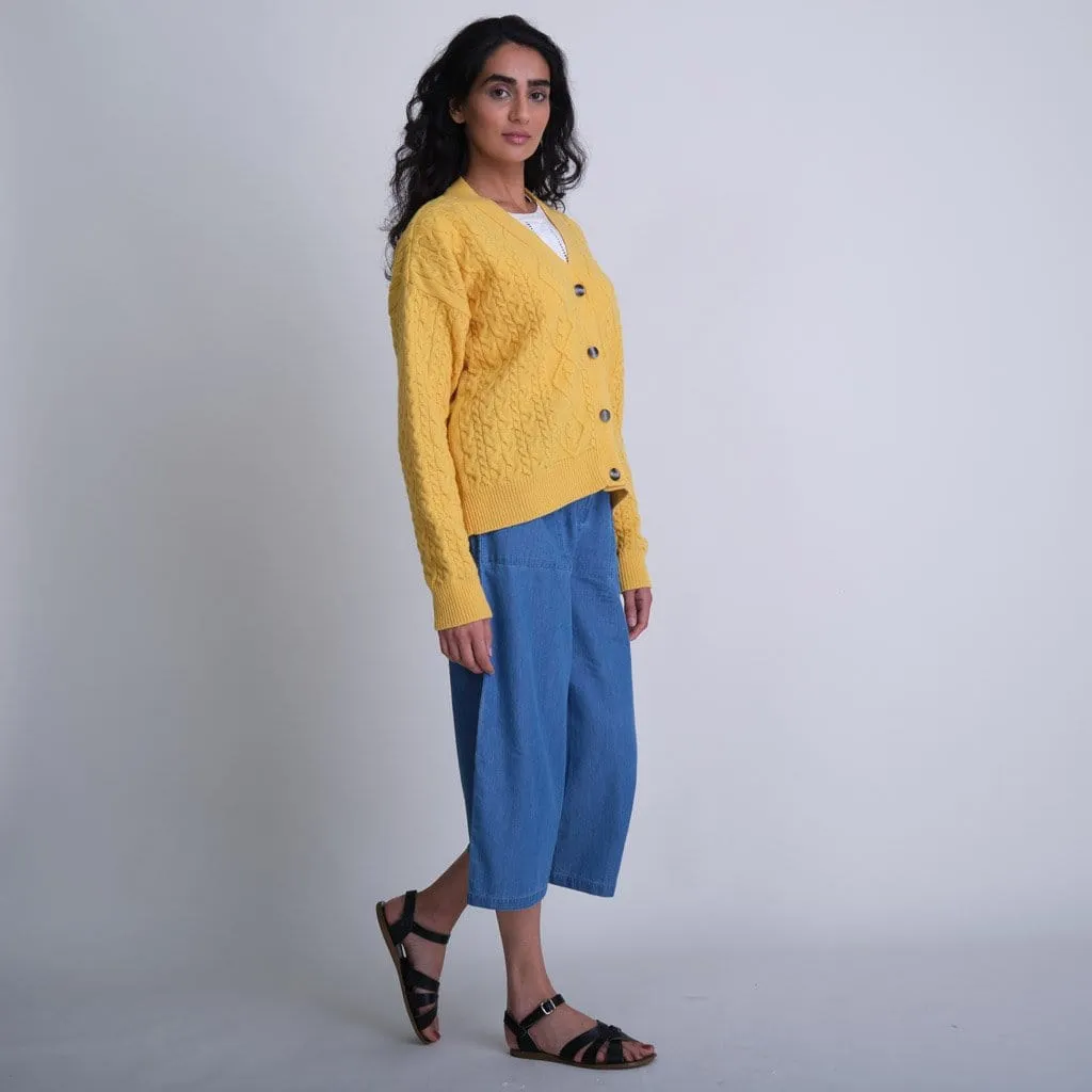 Carrie Organic Cotton Culottes | Denim