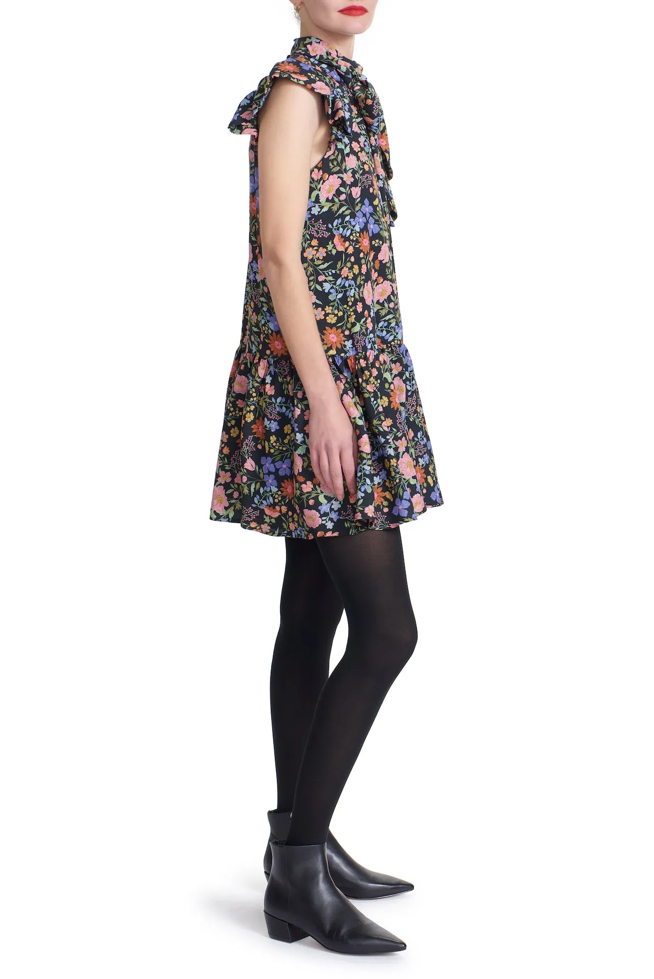 CHARLOTTE MINI DRESS- English Garden