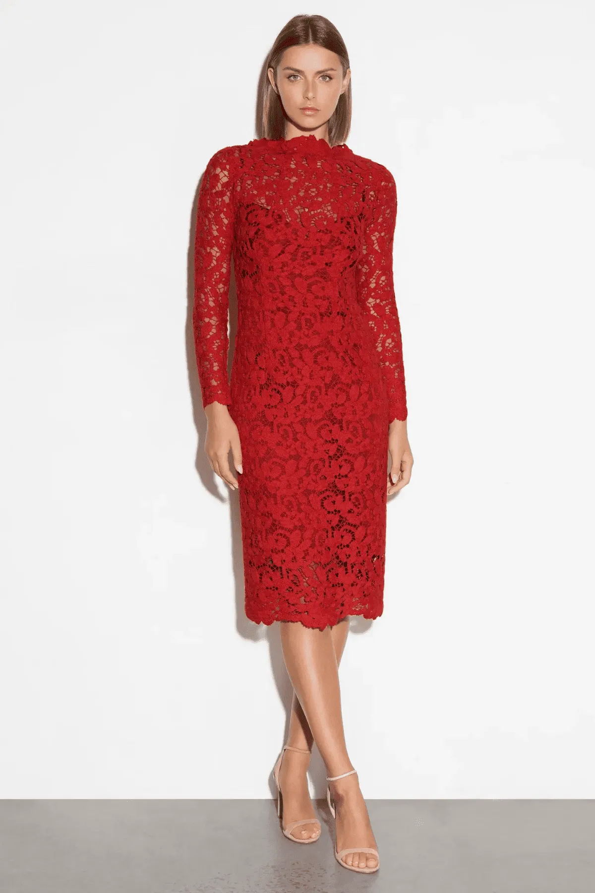 CHERIE DRESS RED