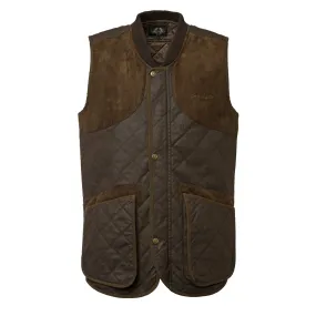 Chevalier Vintage Shooting Vest Leather Brown