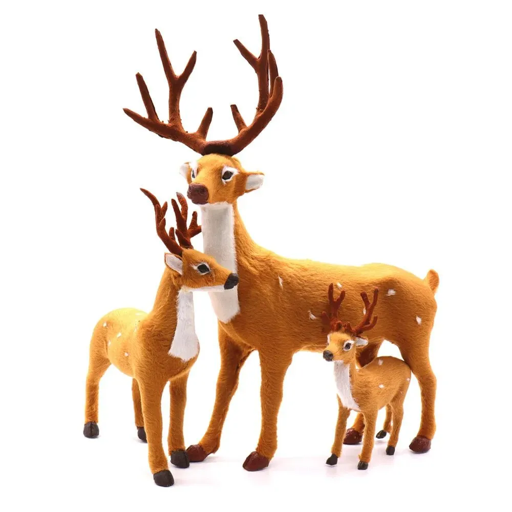 Christmas Deer Decor Plush Doll - Sika Deer Ornaments Plush Toys