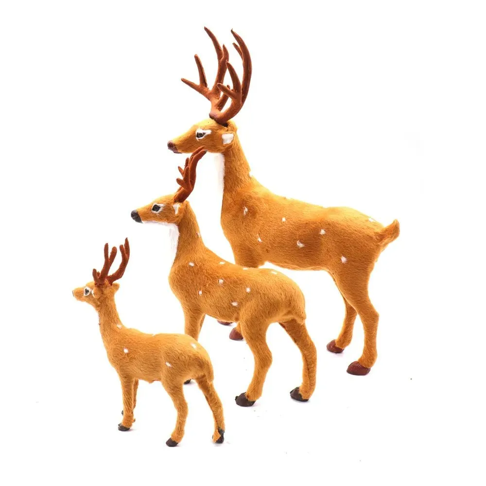 Christmas Deer Decor Plush Doll - Sika Deer Ornaments Plush Toys