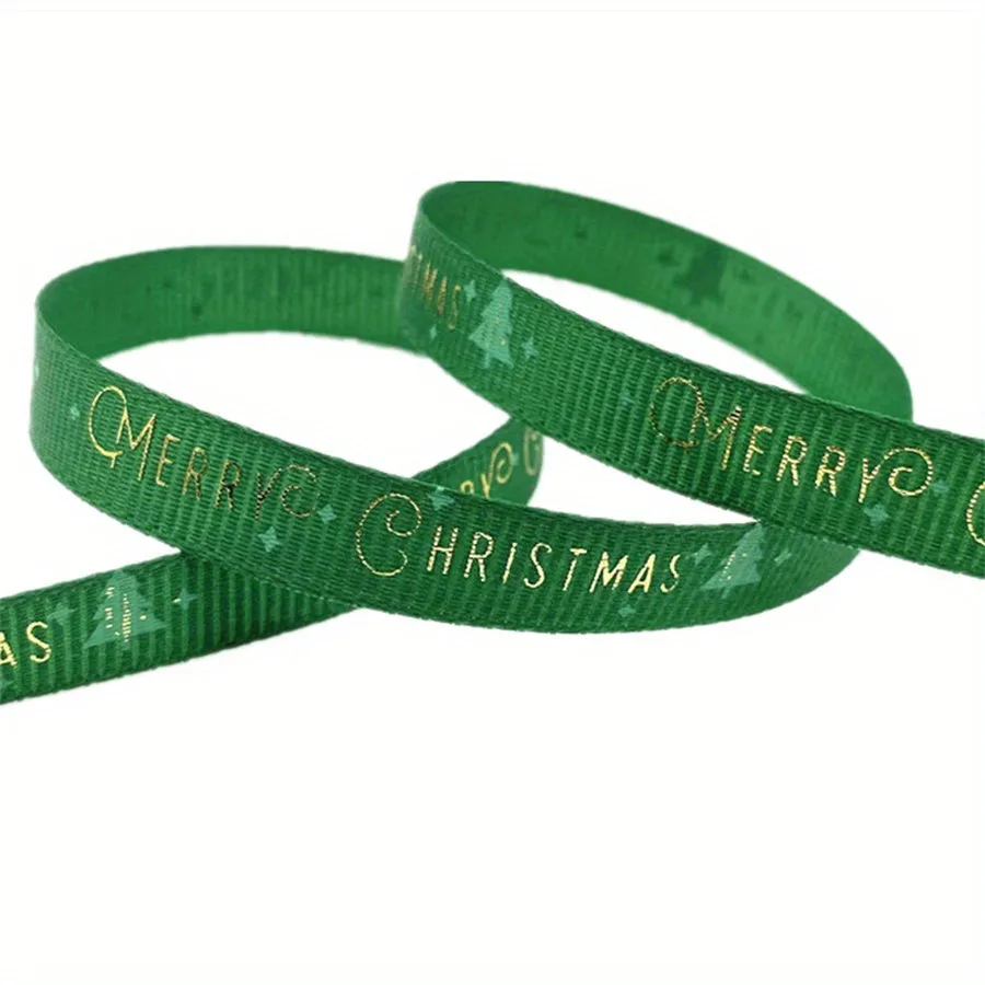 Christmas Printed Grosgrain Ribbon  Perfect for Gift and DIY