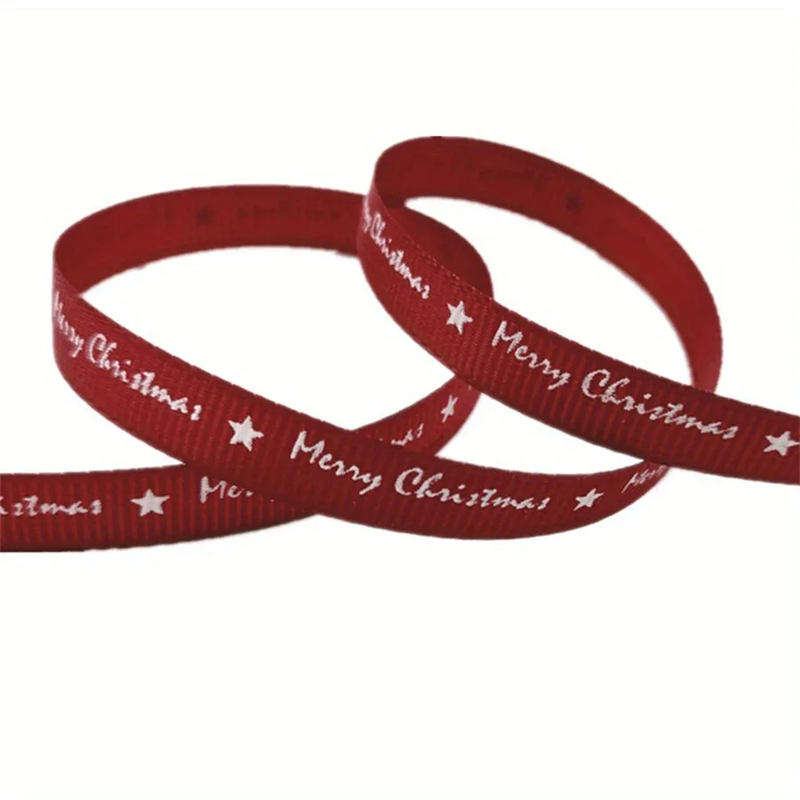 Christmas Printed Grosgrain Ribbon  Perfect for Gift and DIY