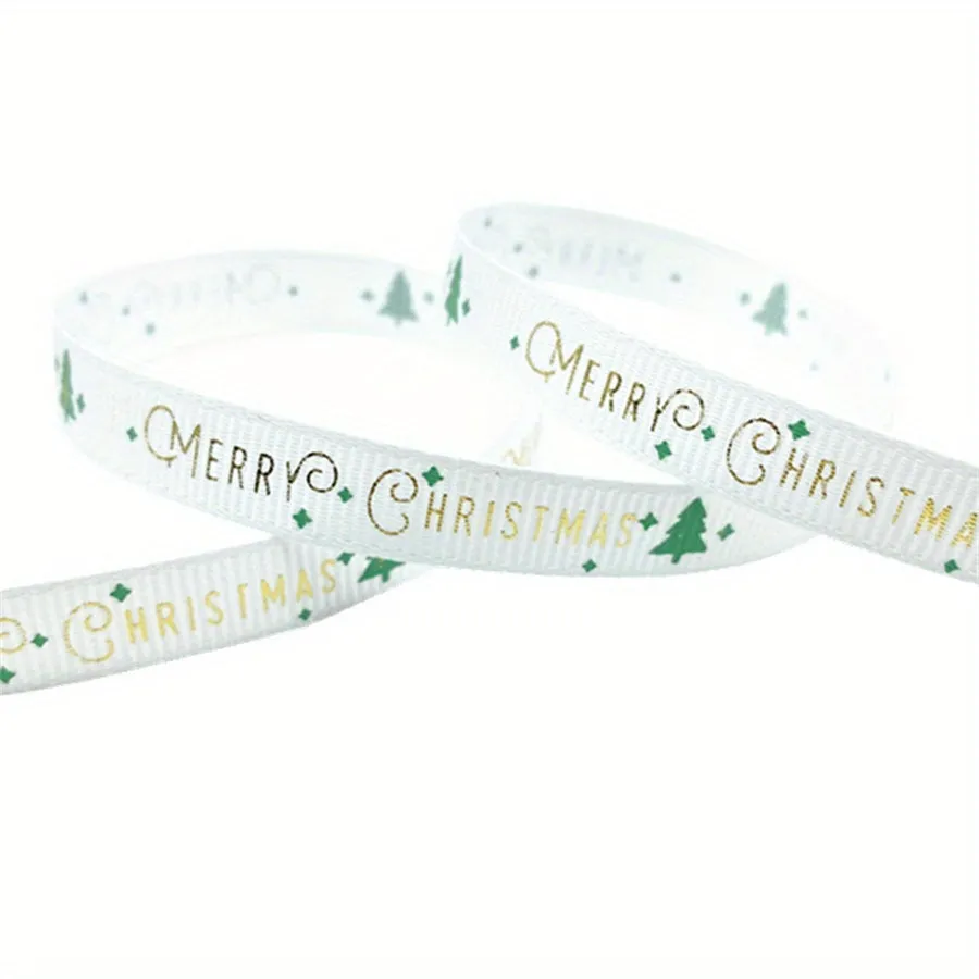 Christmas Printed Grosgrain Ribbon  Perfect for Gift and DIY