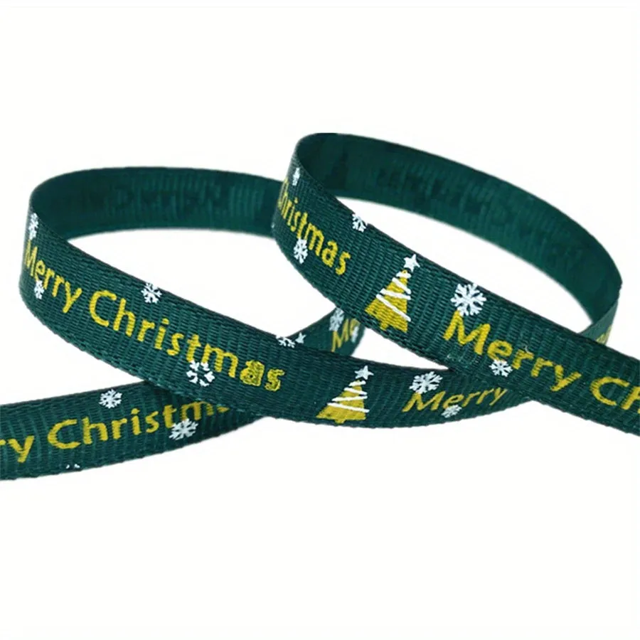 Christmas Printed Grosgrain Ribbon  Perfect for Gift and DIY