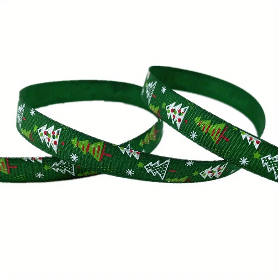 Christmas Printed Grosgrain Ribbon  Perfect for Gift and DIY