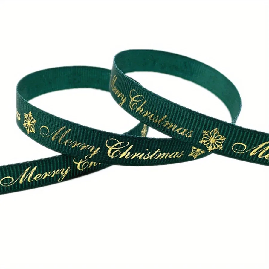 Christmas Printed Grosgrain Ribbon  Perfect for Gift and DIY