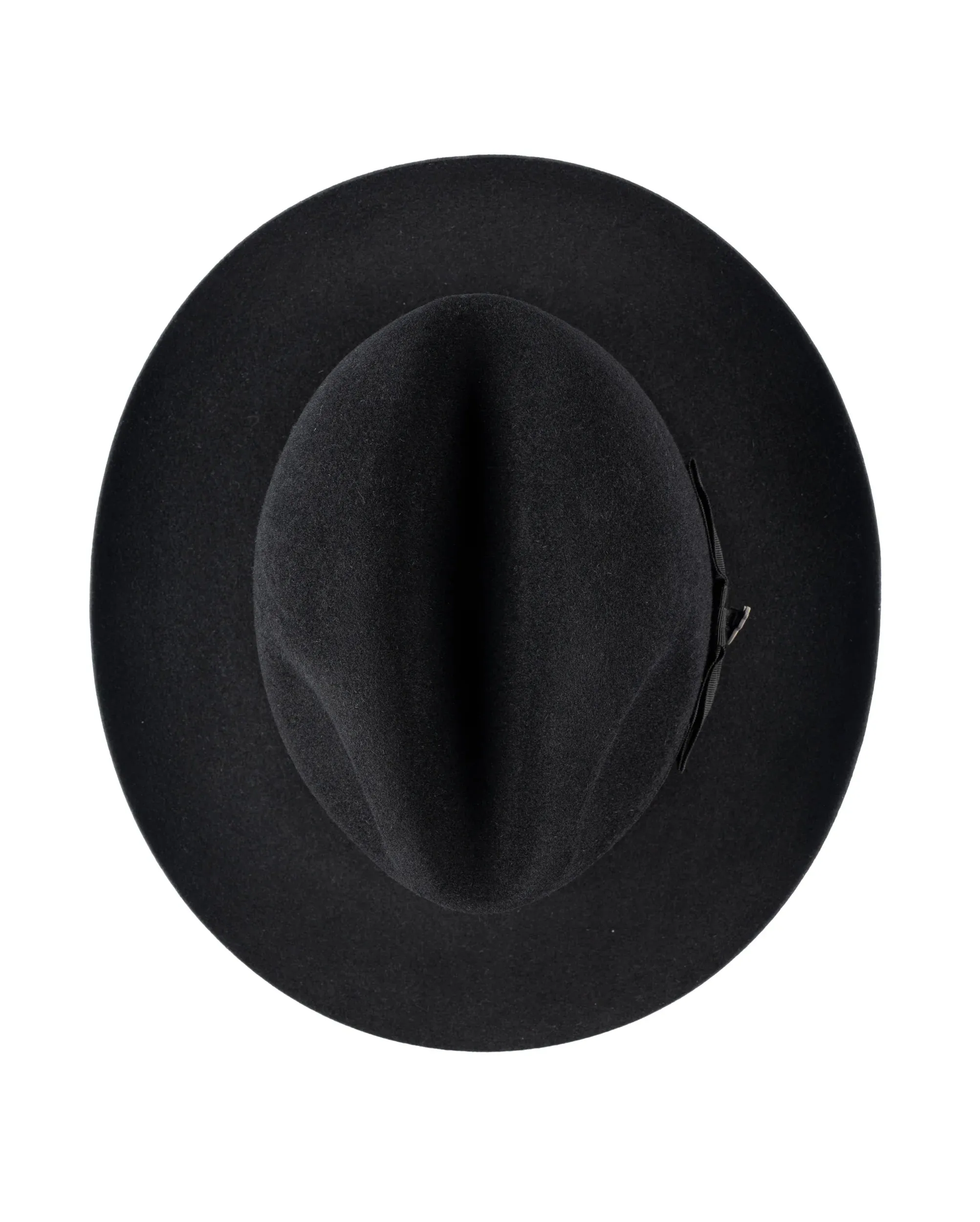 CHRISTYS' Classic Fur Felt Fedora Hat - Black