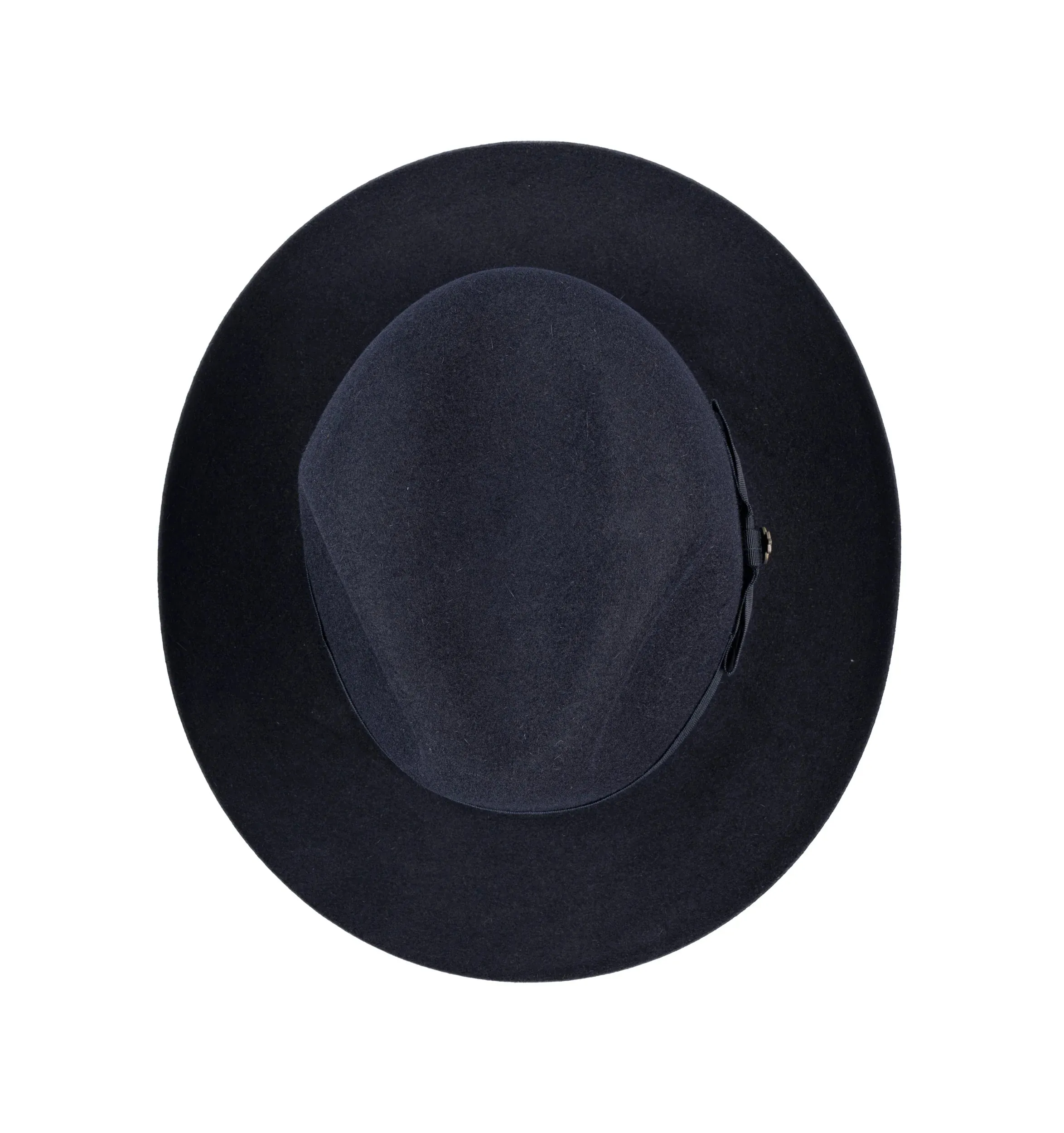 CHRISTYS' Classic Fur Felt Fedora Hat - Navy