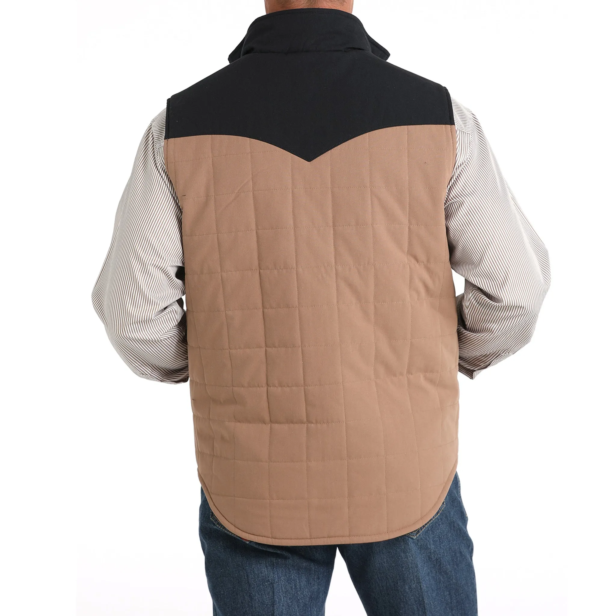 Cinch Men's Khaki Reversible Vest