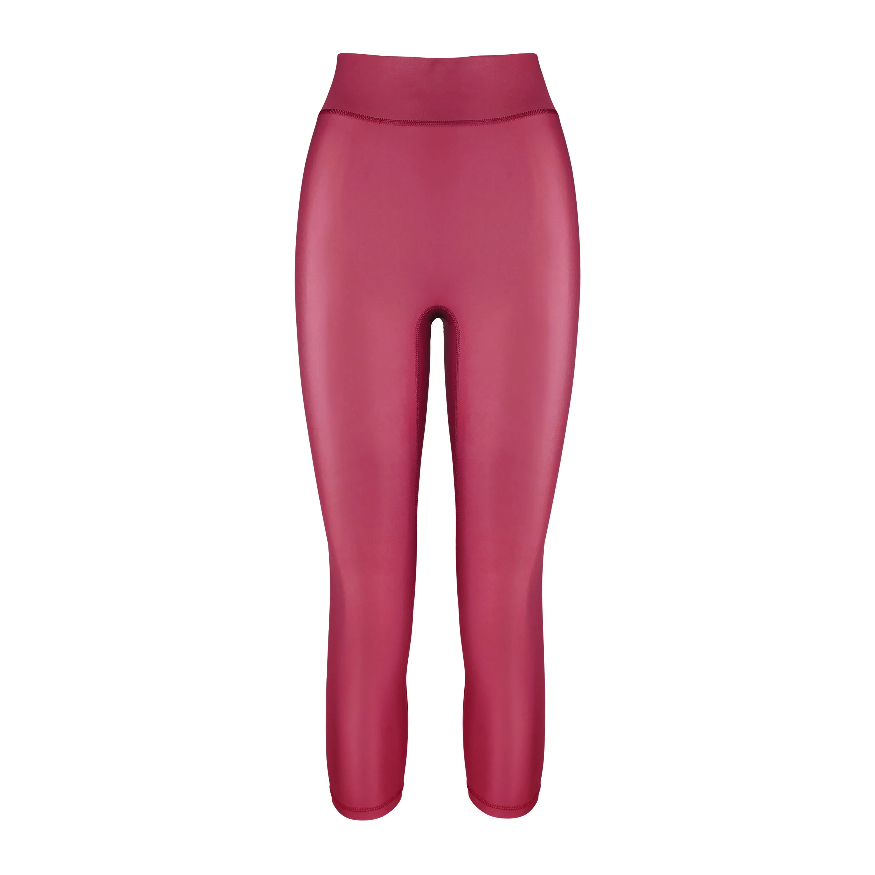 Cora Compression Leggings | Recycled Nylon | Wine