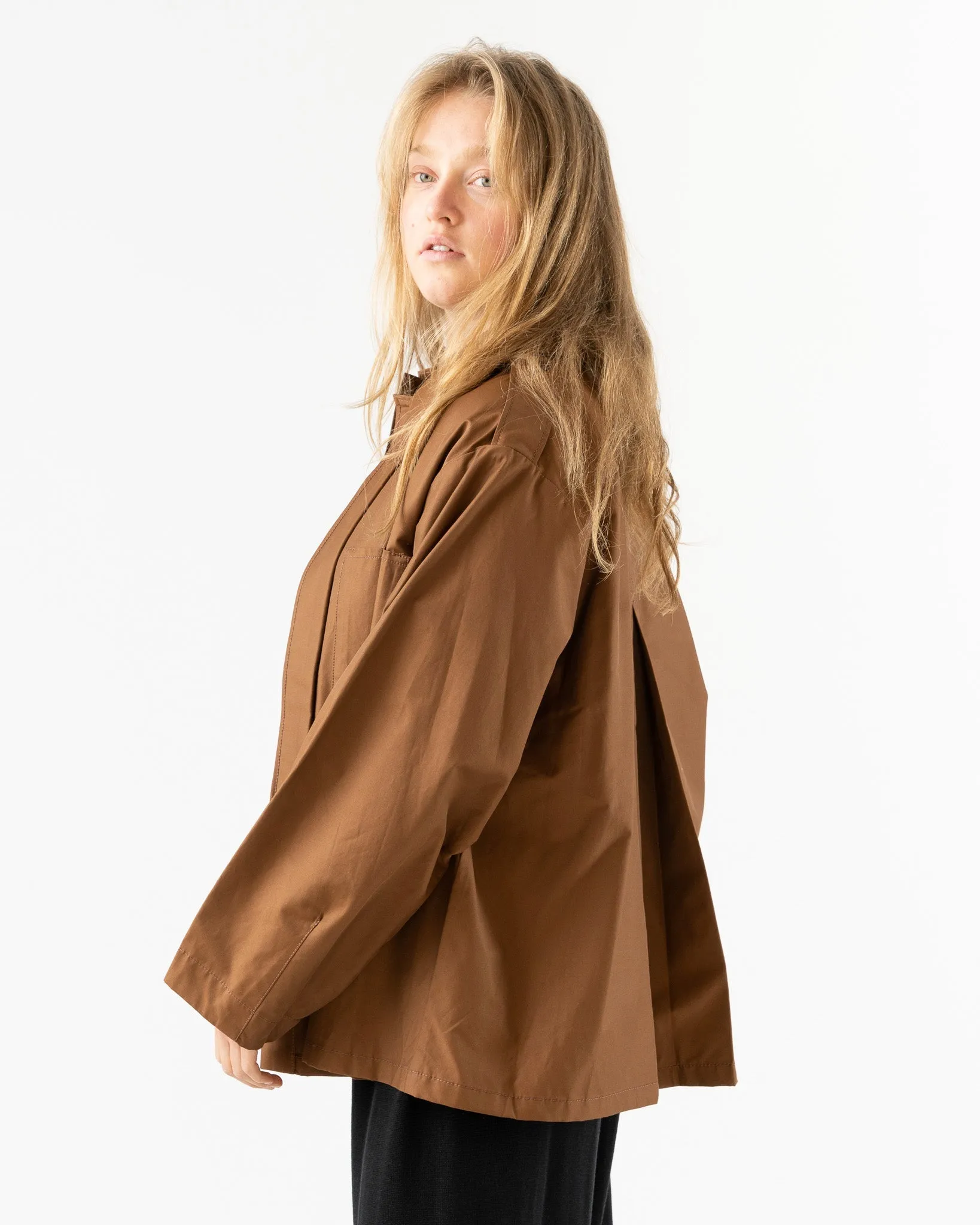 Cordera Utility Trench Jacket in Brown