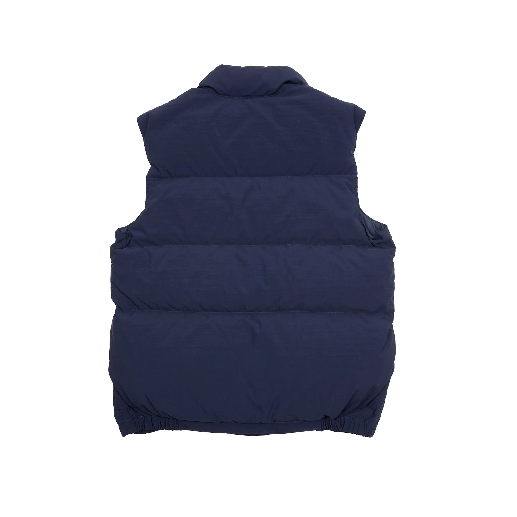 Crescent Down Works Ripstop Italian Vest in Navy / Navy