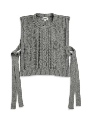 Cropped Sweater Vest