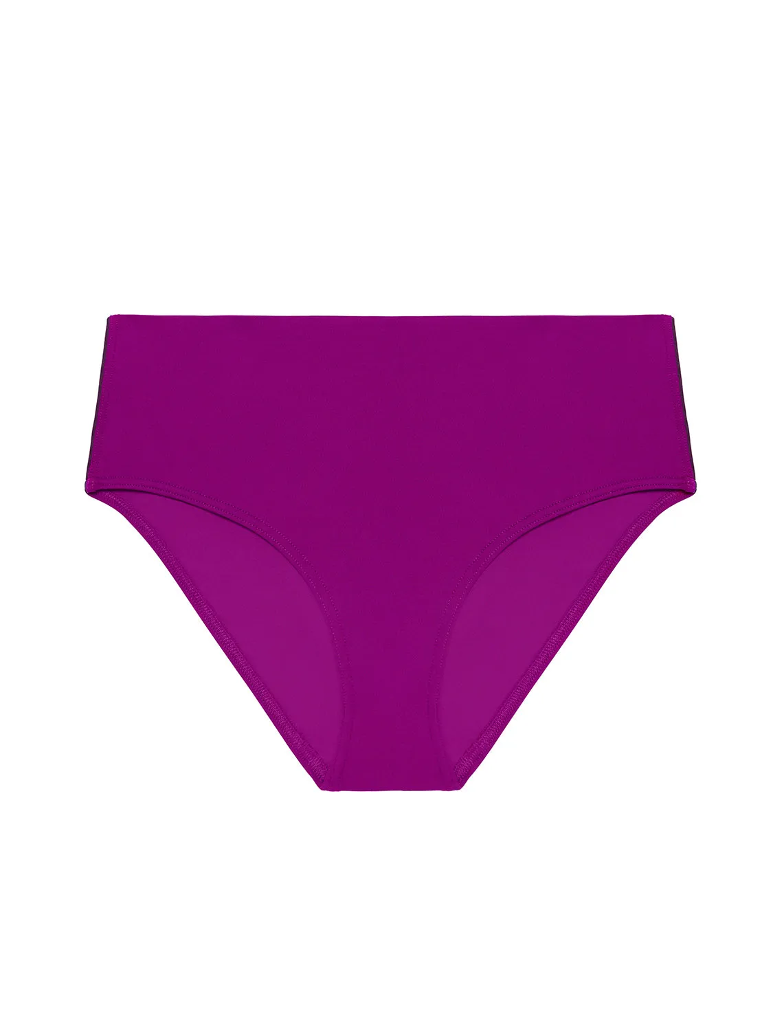 Culotte de bain taille haute - Bougainvillier