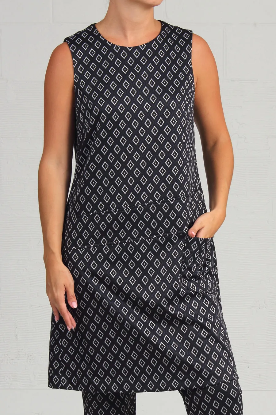 Diamond Jacquard Wellville Dress