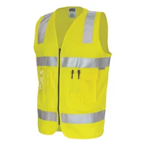 Dnc Workwear Day/night Cotton Safety Vest - 3809